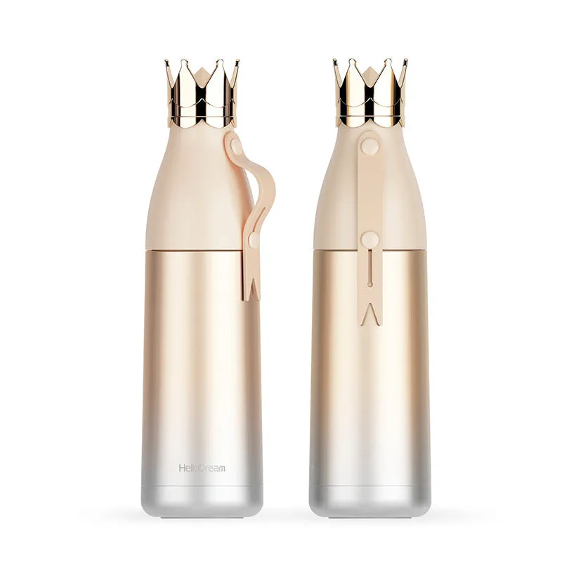 350ml Crown Stainless Steel Hot Portable Water Bottle