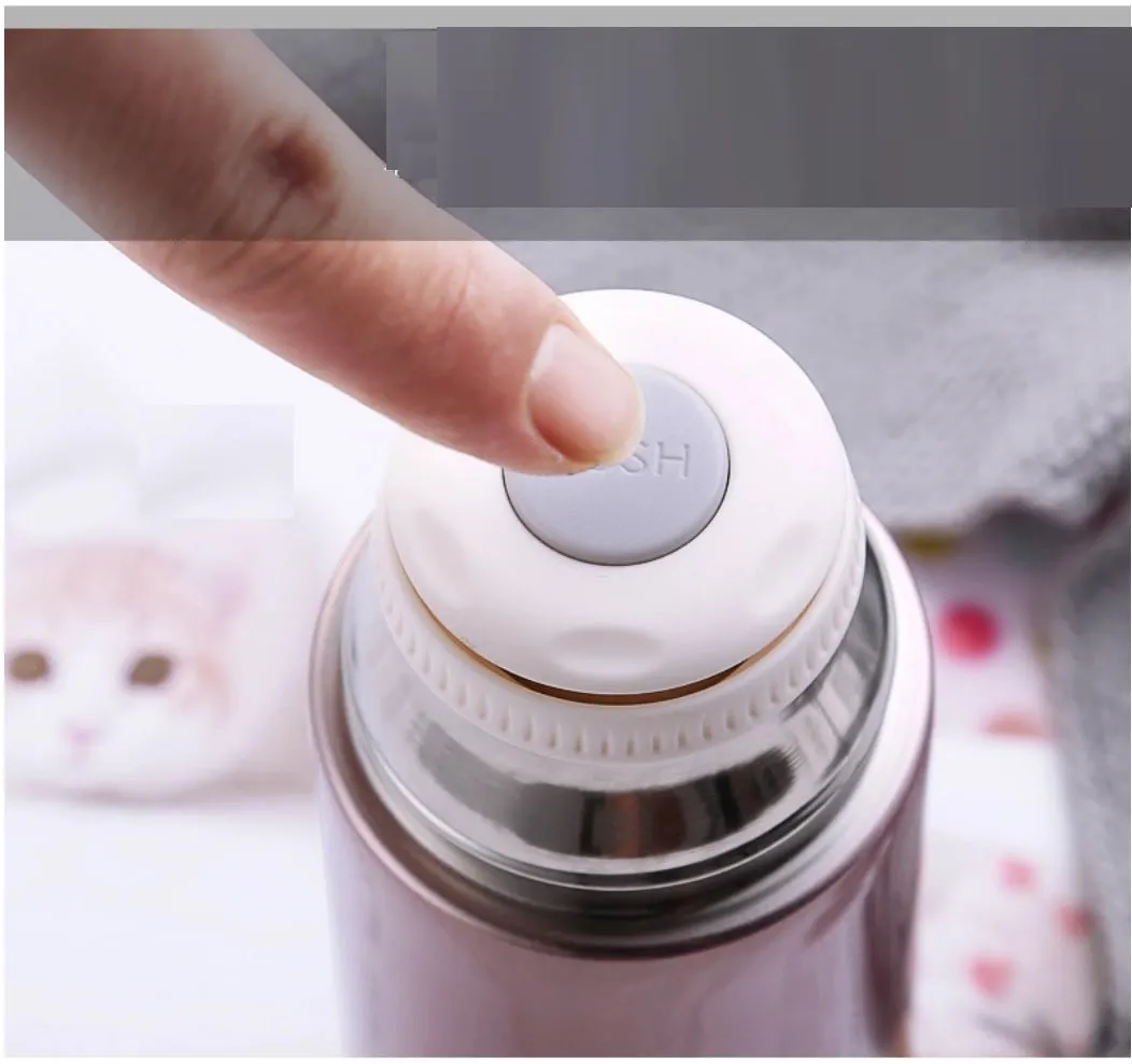 350ml Crown Stainless Steel Hot Portable Water Bottle