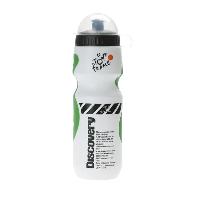 750ML Portable Sports "Tour De France" Water Bottle 8 Colors