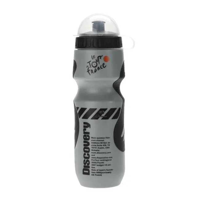 750ML Portable Sports "Tour De France" Water Bottle 8 Colors
