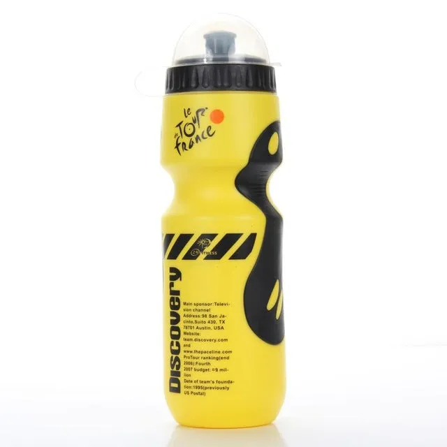 750ML Portable Sports "Tour De France" Water Bottle 8 Colors