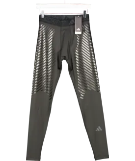 adidas Black Techfit Control X Rheon 7/8 Leggings UK M