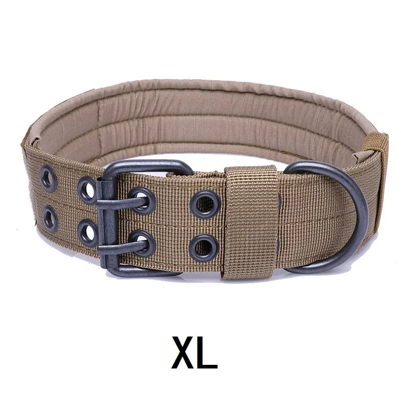 Adjustable Tactical Dog Collar for Medium to Large Breeds