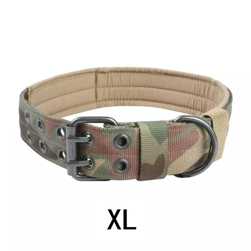 Adjustable Tactical Dog Collar for Medium to Large Breeds