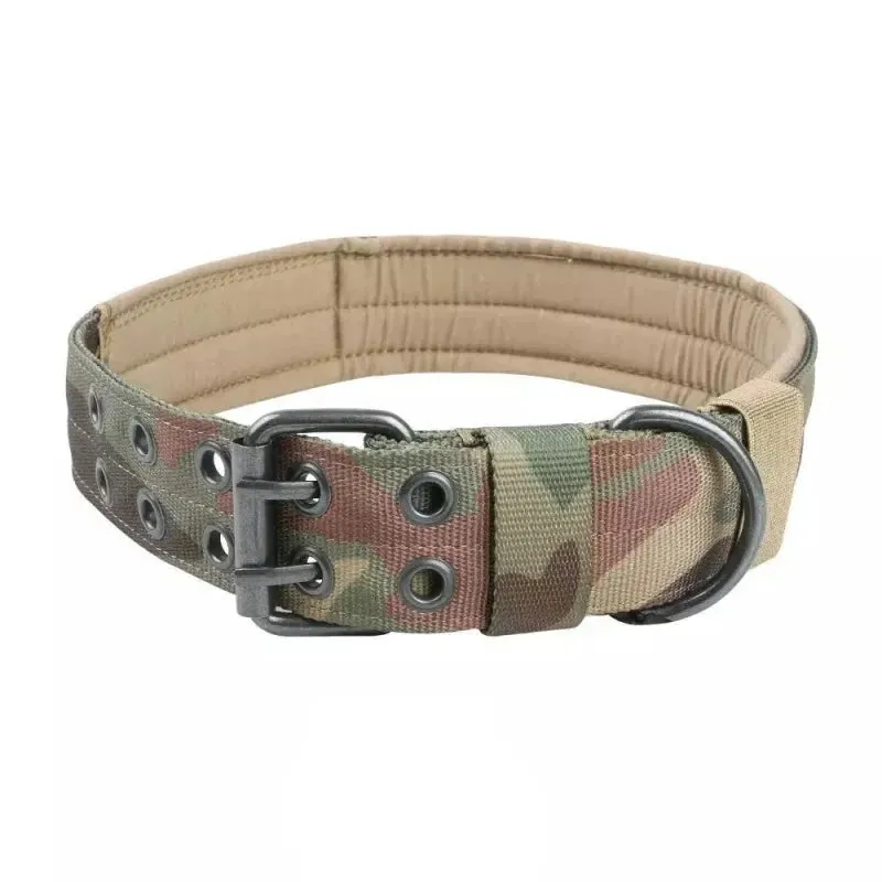 Adjustable Tactical Dog Collar for Medium to Large Breeds