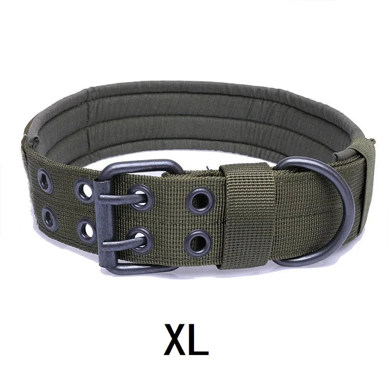 Adjustable Tactical Dog Collar for Medium to Large Breeds