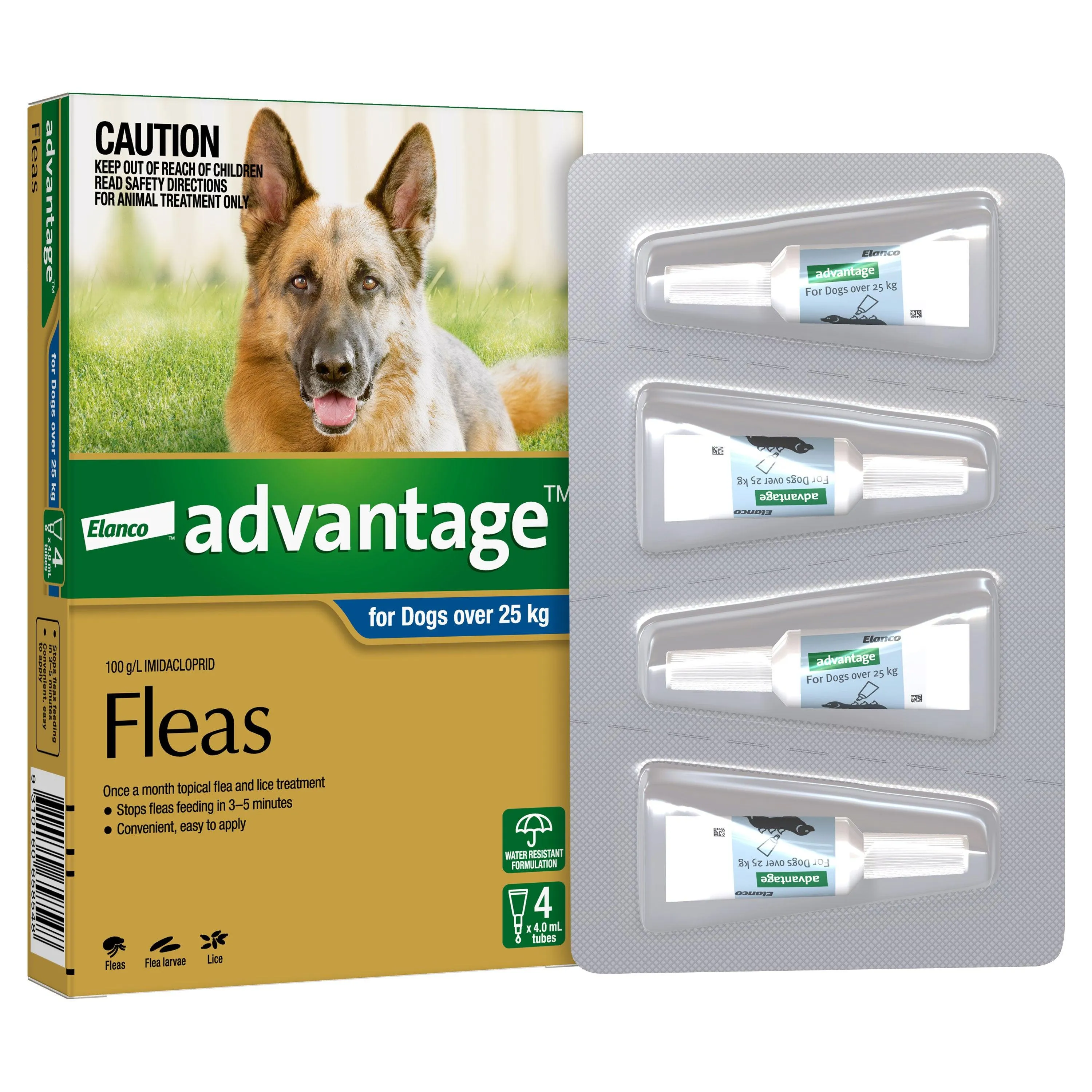 Advantage Spot-On Flea Treatment 25kg  Dog