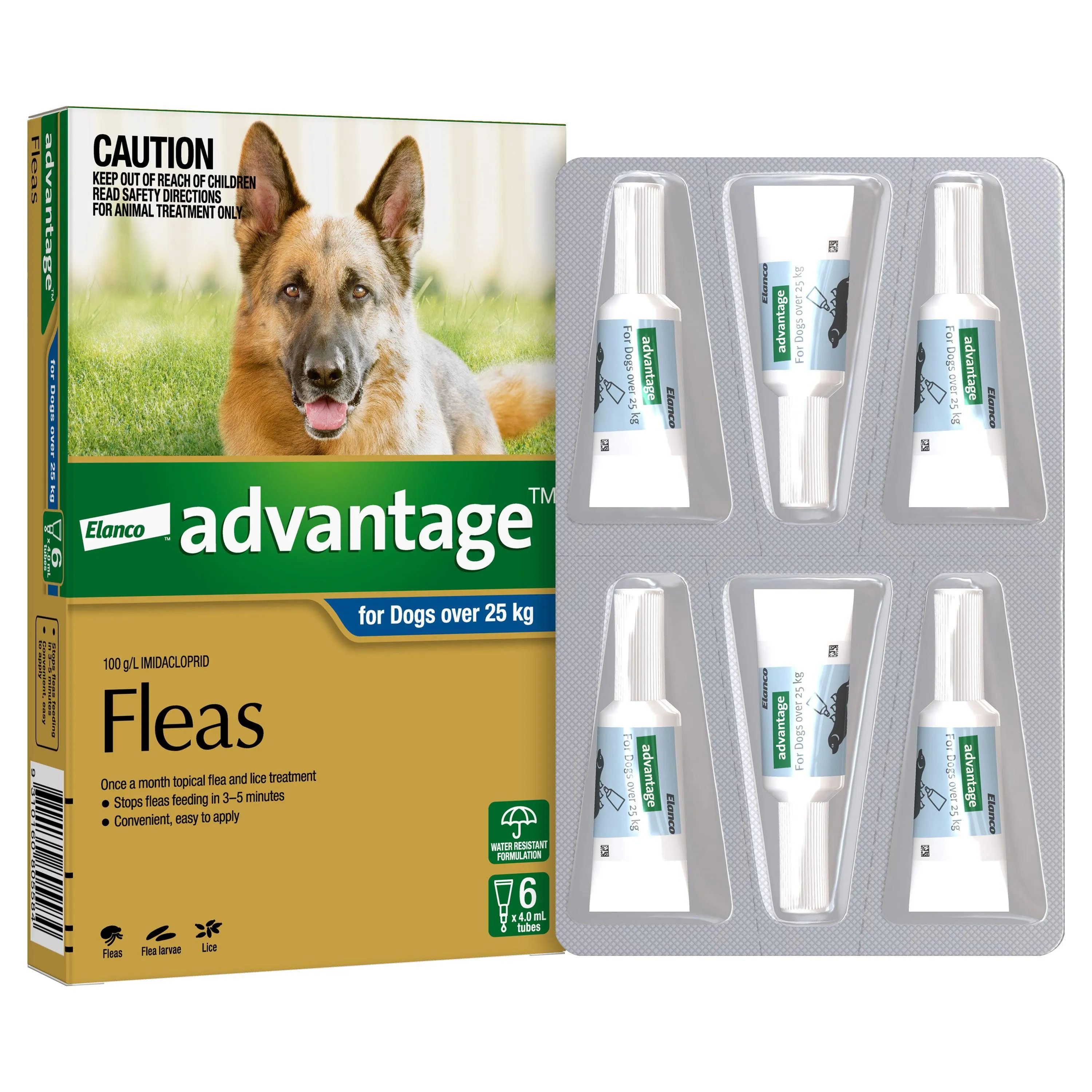 Advantage Spot-On Flea Treatment 25kg  Dog