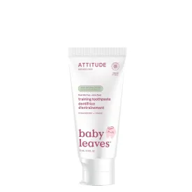Attitude Baby and Child Fluoride-Free Training Toothpaste, EWG Verified, Naturally Derived Ingredients, Vegan, Strawberry, 2.6 Oz