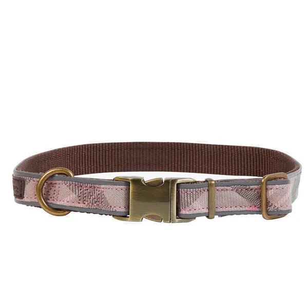 Barbour Reflective Tartan Dog Collar