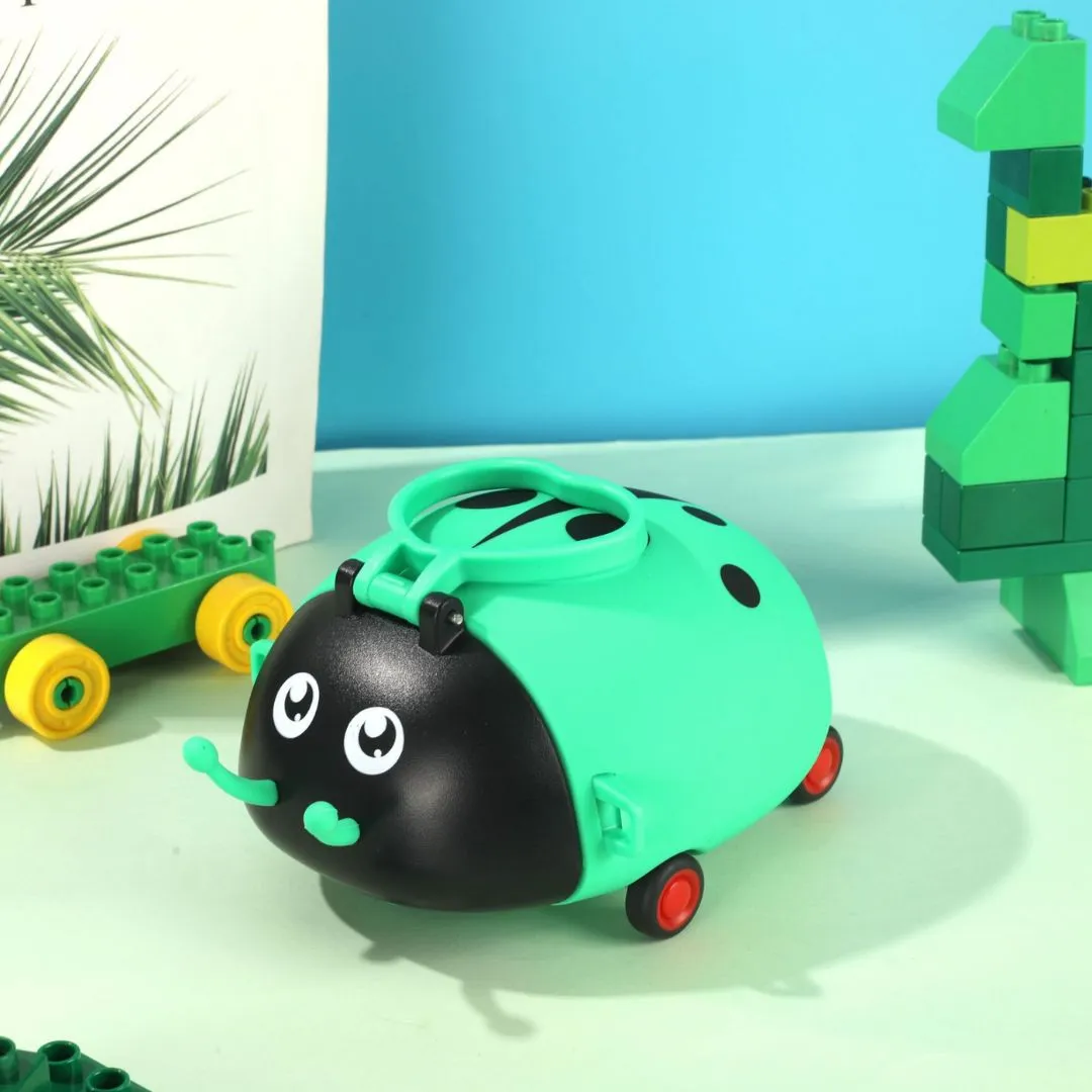 Bug Shaped Water Bottle | Bottle with Wheels (550 mL)