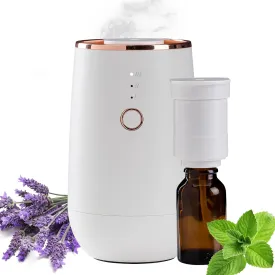DI FIORI 2024 - Waterless Silent Scent Diffuser - Essential Oil Diffuser Portable, Diffusers Battery Operated Cordless - Nebulizer Car Diffuser, 9 Ambient Light, Aromatherapy Diffuser