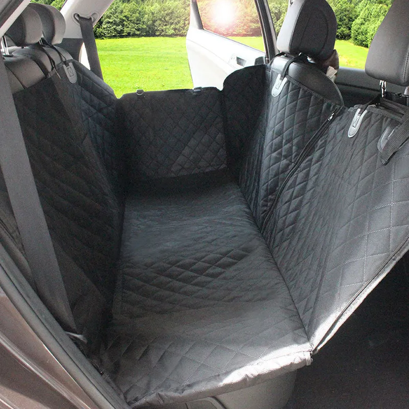 Dog Car Seat Cover Waterproof Pet Seat Cover for Back Seat Scratch Proof & Hammock 600D Heavy Duty Dog Seat Cover for Cars Truck