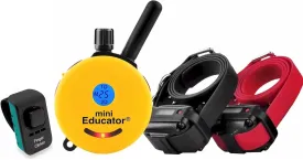E-Collar  Educator ET-302-1/2 Mile Waterproof Remote Dog Training Collar Includes Premium Finger Clicker Trainer, 100 Programmable Levels   Vibration   Light   Sound