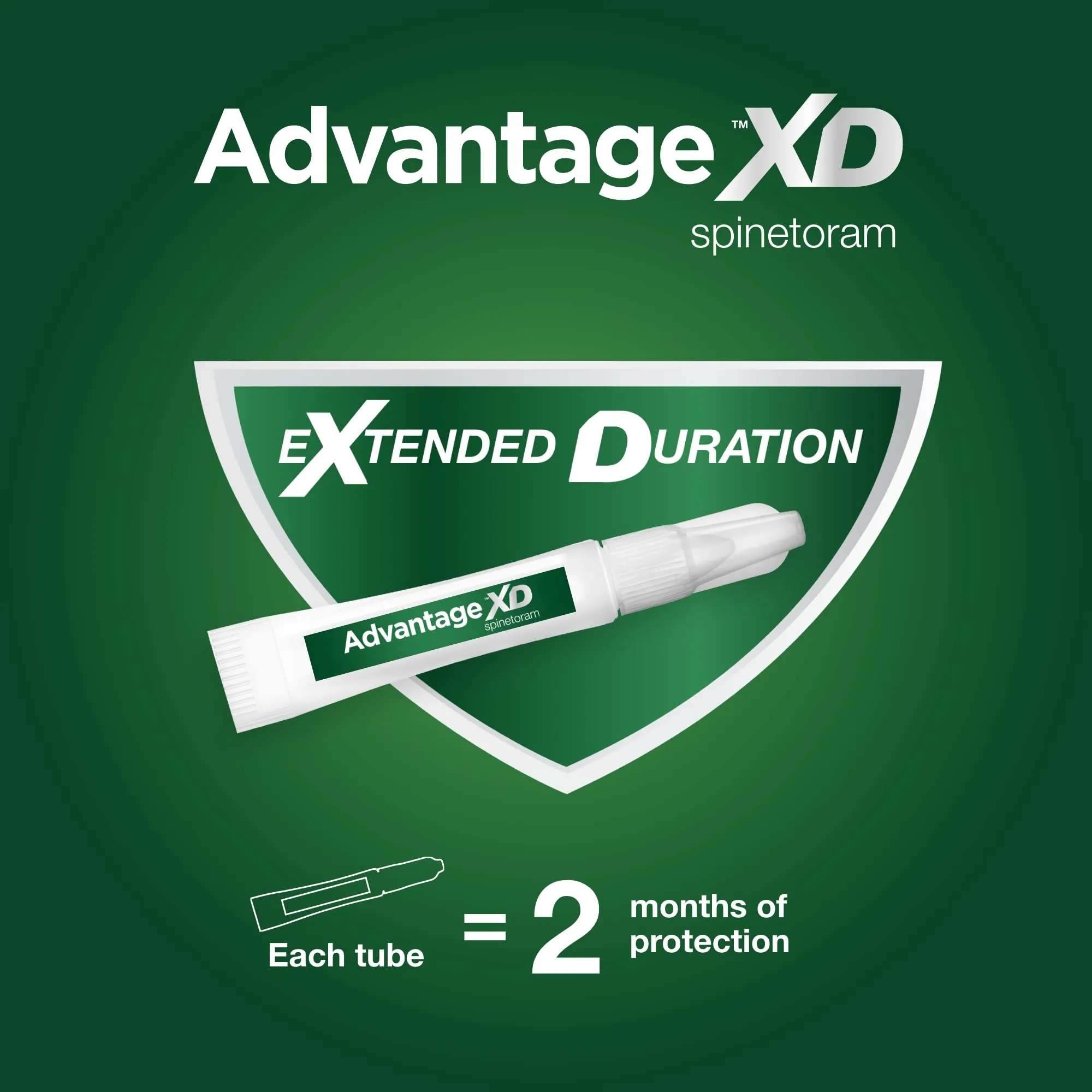 Elanco Advantage XD Extended Large Cat 8-Month 4-Dose Flea and Tick Spot-on Treatment - 9  Lbs - 4 Pack