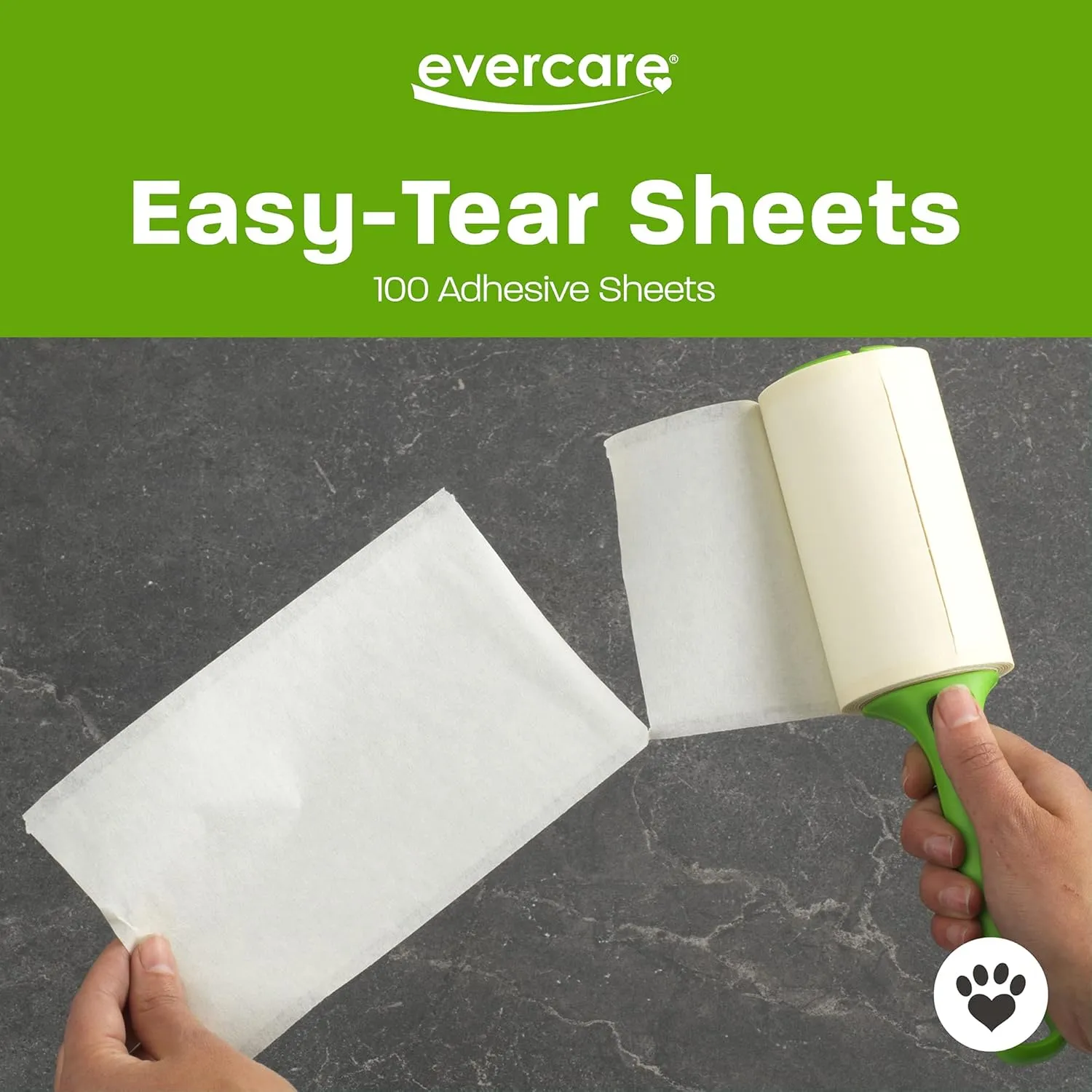 Evercare Value Pack of 5 Giant Extreme Stick Refillable Lint Rollers, 60 Sheets Each