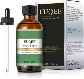 Forest Pine Fragrance Oil Premium Fragrance Essential Oil 2.02 Fl oz with Glass Dropper for Diffusers, Soap Making, DIY Candle (60ml)
