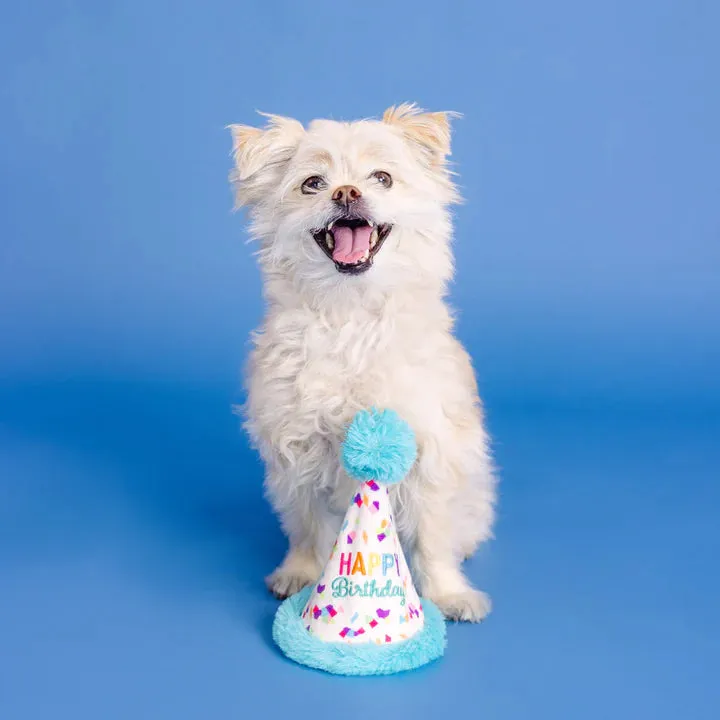 Fringe Dog Toy Rubber/Plush Yappy Barkday