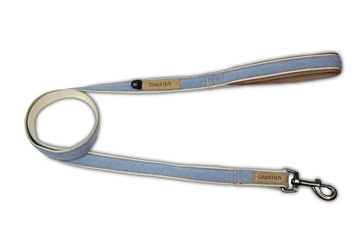 Glucklich Denim Nylon Pet Leash