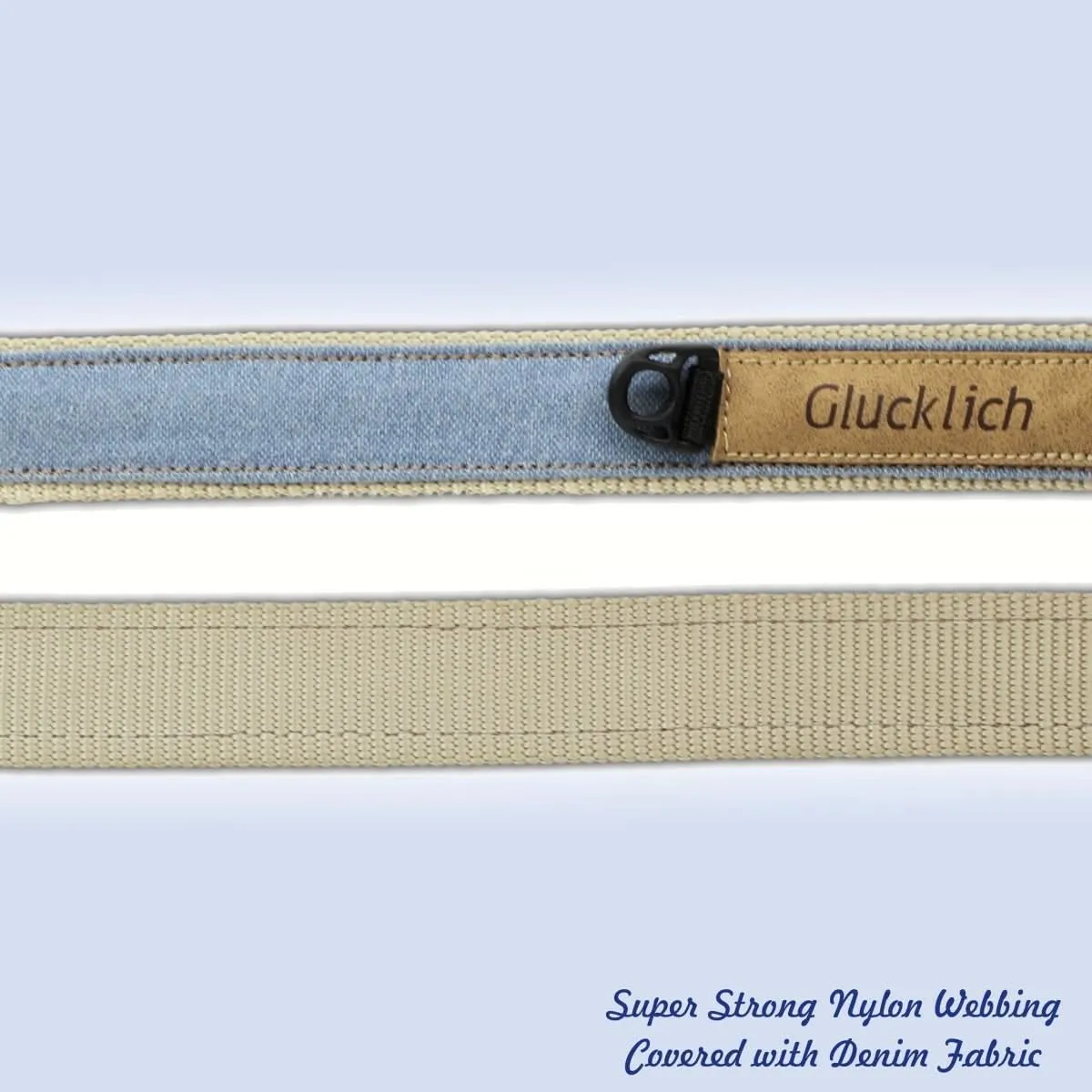 Glucklich Denim Nylon Pet Leash