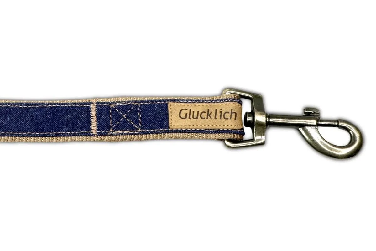 Glucklich Denim Nylon Pet Leash