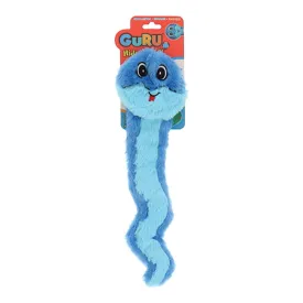 GURU Hide A Tail Snake Plush Dog Enrichment Toy Blue Medium {)_(}
