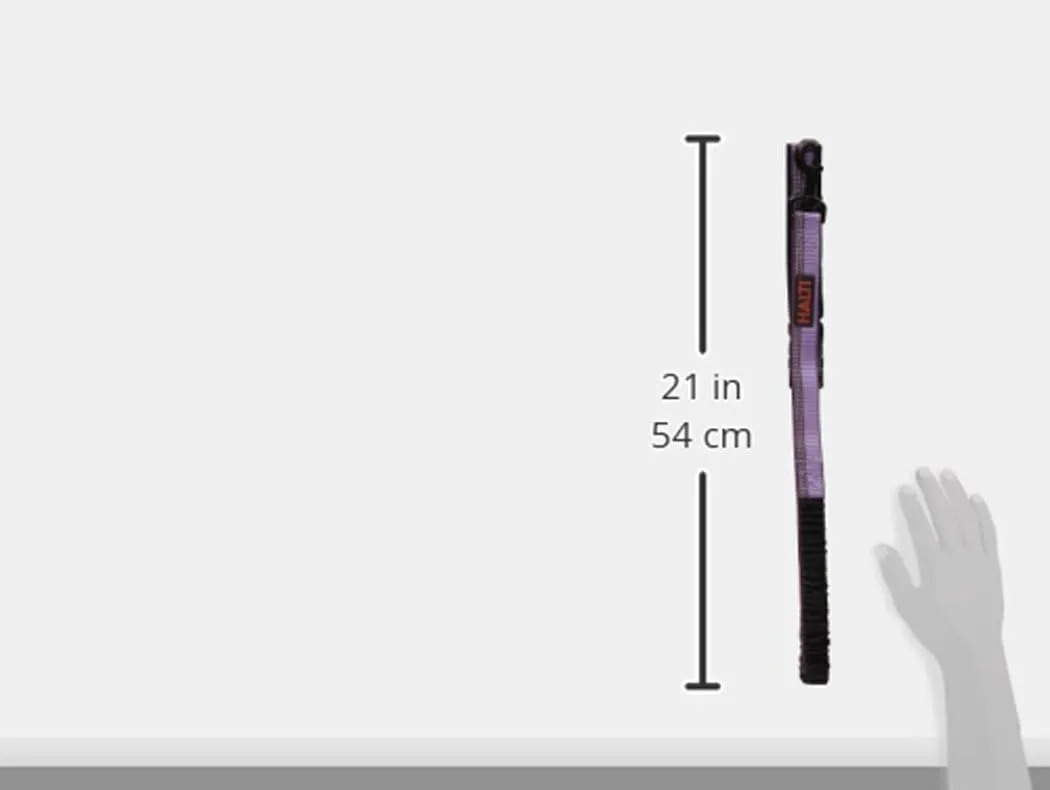 HALTI Active Leash - Award-Winning Bungee Dog Leash, Shock-Absorbing, All-in-One Neoprene Padded Belt & Lead, Perfect for Running & Training with Medium & Large Dogs (Size Large, Purple)
