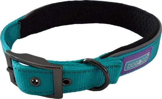 Hem & Boo - Reflective And Padded Collar - Purple - Large