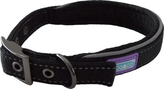 Hem & Boo - Reflective And Padded Collar - Purple - Large
