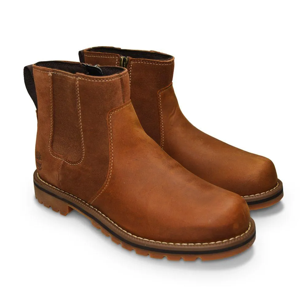 Mens Timberland Larchment Chelsea Oakwood Waterproof - 0A1UMD - Brown