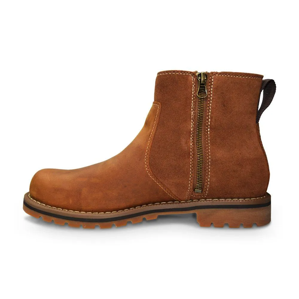 Mens Timberland Larchment Chelsea Oakwood Waterproof - 0A1UMD - Brown