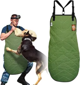 PET ARTIST Dog Anti-Grab Scratch Training Apron for Work Dogs Training,Large Dog Anti-Bite Apron Pinafore Fit Schutzhund Malinois