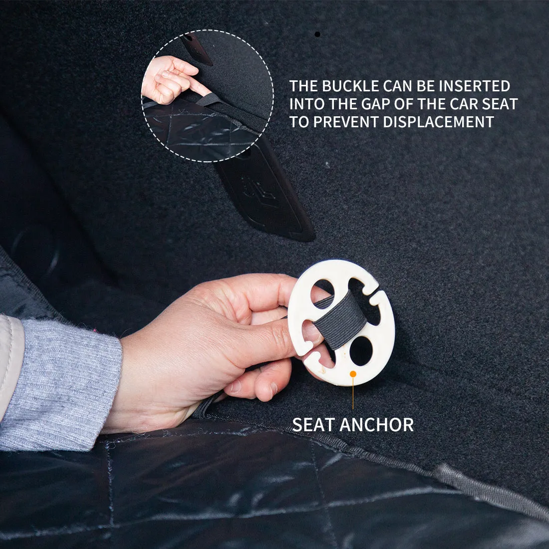 Pet Car Rear Back Seat Cover NonSlip Protector Mat Cat Dog Pet 147*128CM SUV Pad