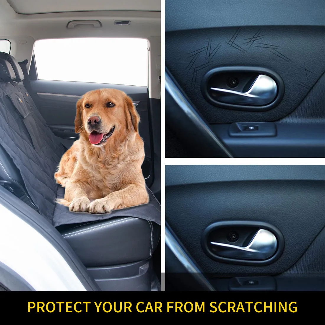 Pet Car Rear Back Seat Cover NonSlip Protector Mat Cat Dog Pet 147*128CM SUV Pad