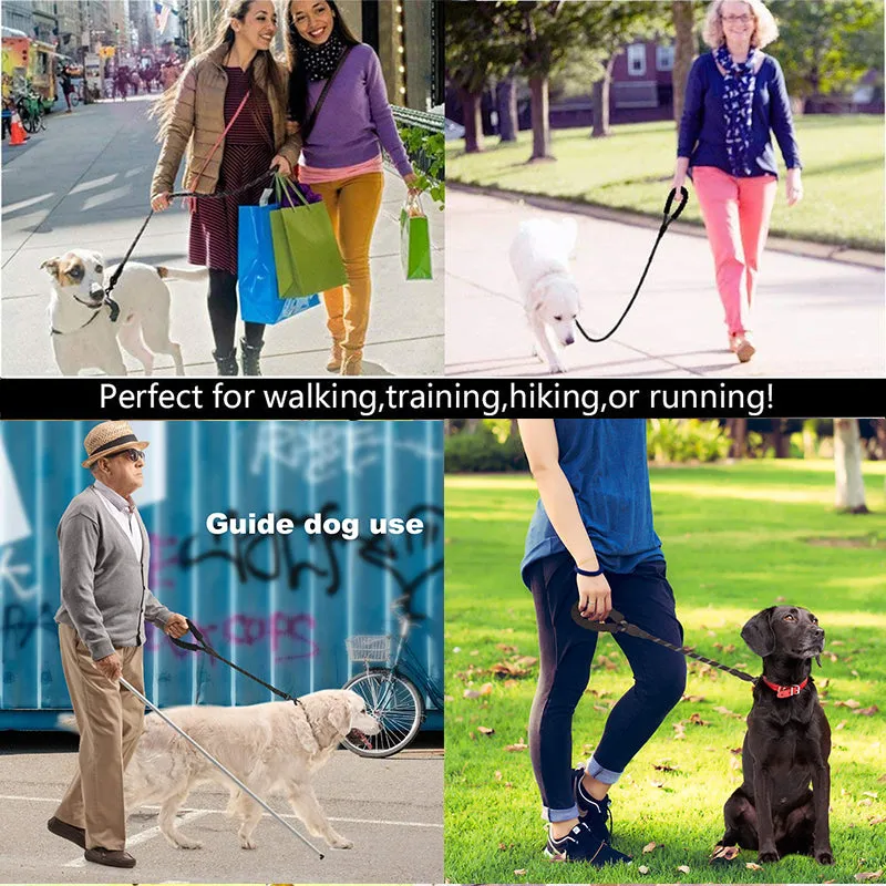 Pet Leash Outdoor Dog Leash Handle Rope P Style Belt