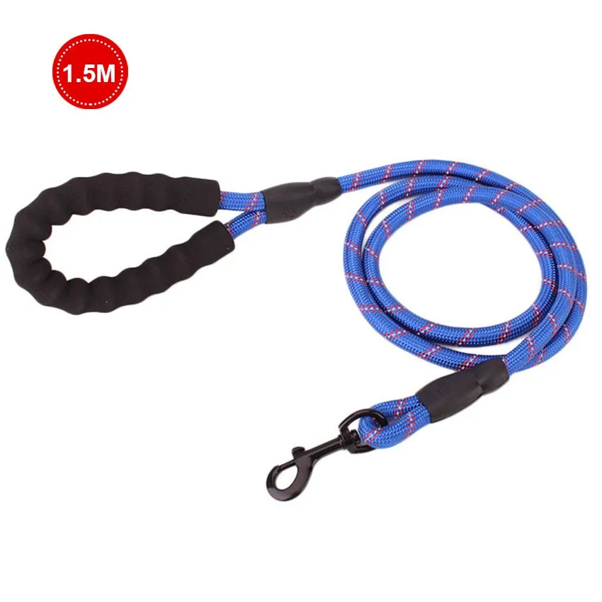 Pet Leash Outdoor Dog Leash Handle Rope P Style Belt