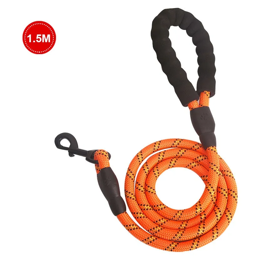 Pet Leash Outdoor Dog Leash Handle Rope P Style Belt