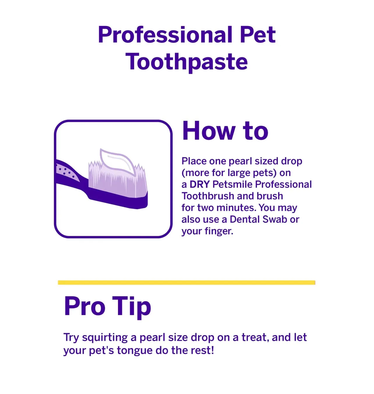 Petsmile - #1 Vet Dentist Recommended Toothpaste for Dog and Cat, London Broil, 2.5oz | 4.2oz