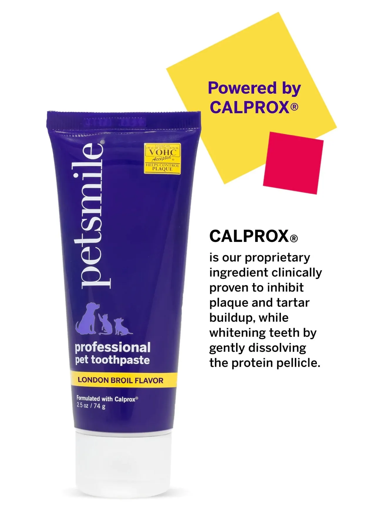 Petsmile - #1 Vet Dentist Recommended Toothpaste for Dog and Cat, London Broil, 2.5oz | 4.2oz