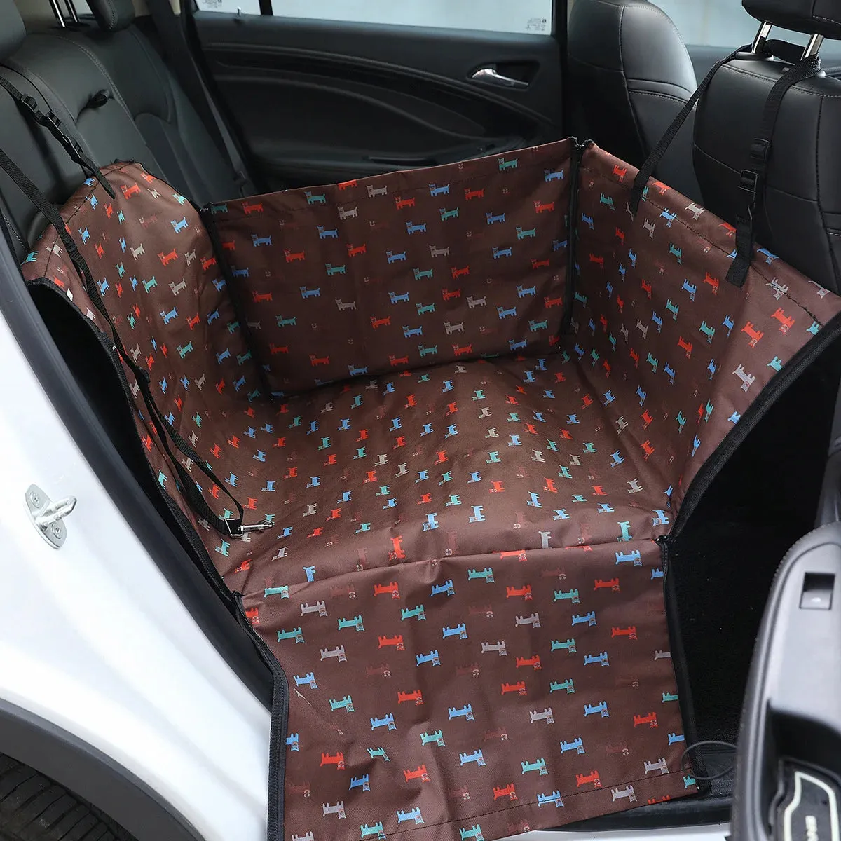 Premium Pet Car Seat Cover: Versatile Dog and Cat Carrier Mat for Rear Seat Protection and Hammock Style Support