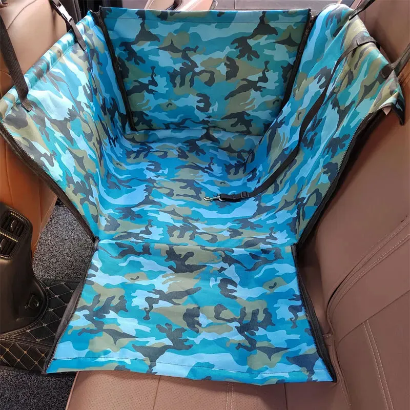 Premium Pet Car Seat Cover: Versatile Dog and Cat Carrier Mat for Rear Seat Protection and Hammock Style Support
