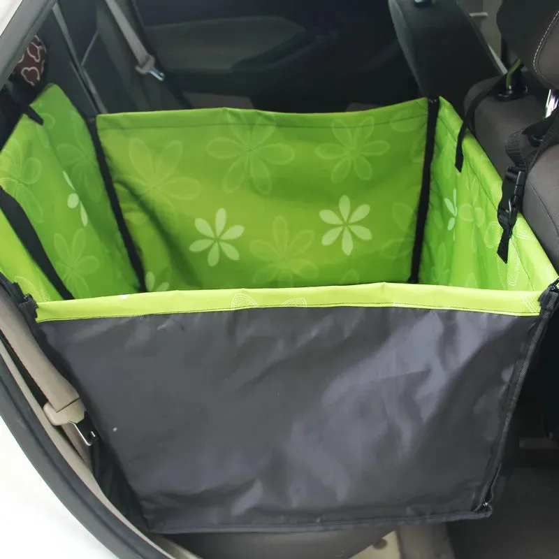 Premium Pet Car Seat Cover: Versatile Dog and Cat Carrier Mat for Rear Seat Protection and Hammock Style Support