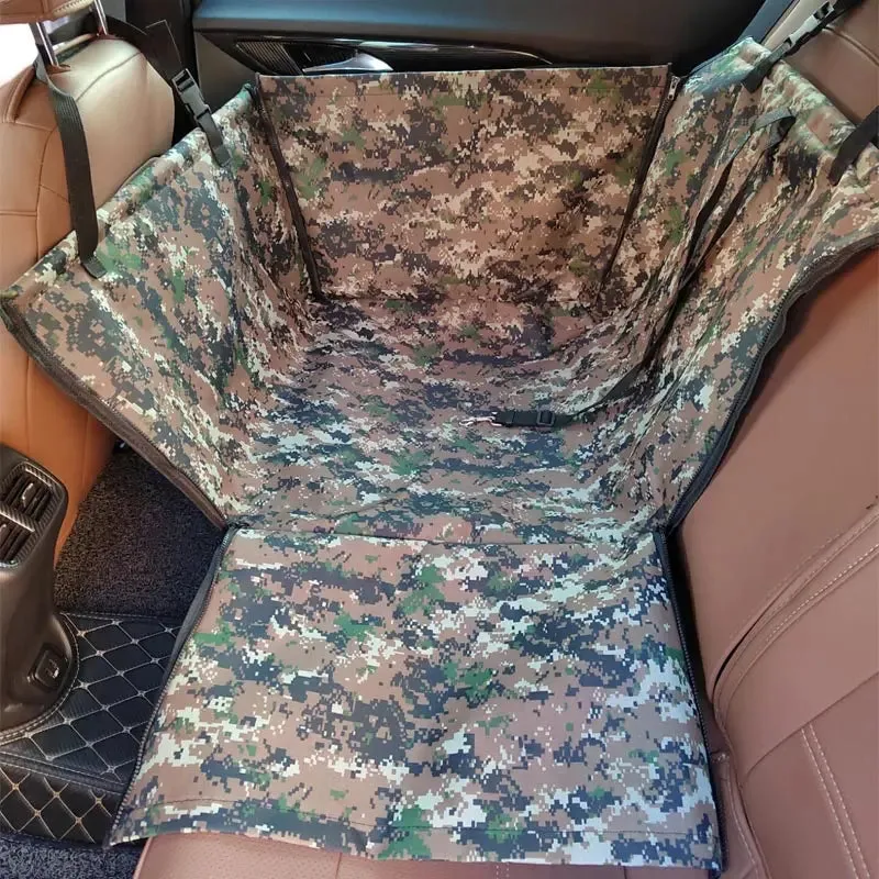 Premium Pet Car Seat Cover: Versatile Dog and Cat Carrier Mat for Rear Seat Protection and Hammock Style Support