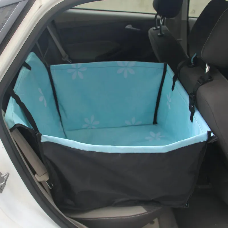 Premium Pet Car Seat Cover: Versatile Dog and Cat Carrier Mat for Rear Seat Protection and Hammock Style Support
