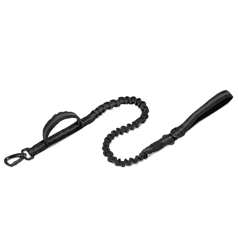 Reflective Nylon Dog Collar and Leash Set for Large Dogs - Tactical Training Gear