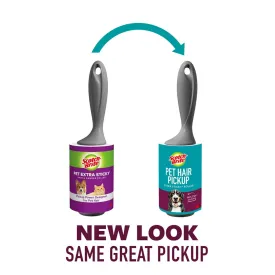 Scotch-Brite Pet Extra Sticky Lint Roller for Pet Hair, Furniture and Clothes, 70 Sheets (Pack of 2)