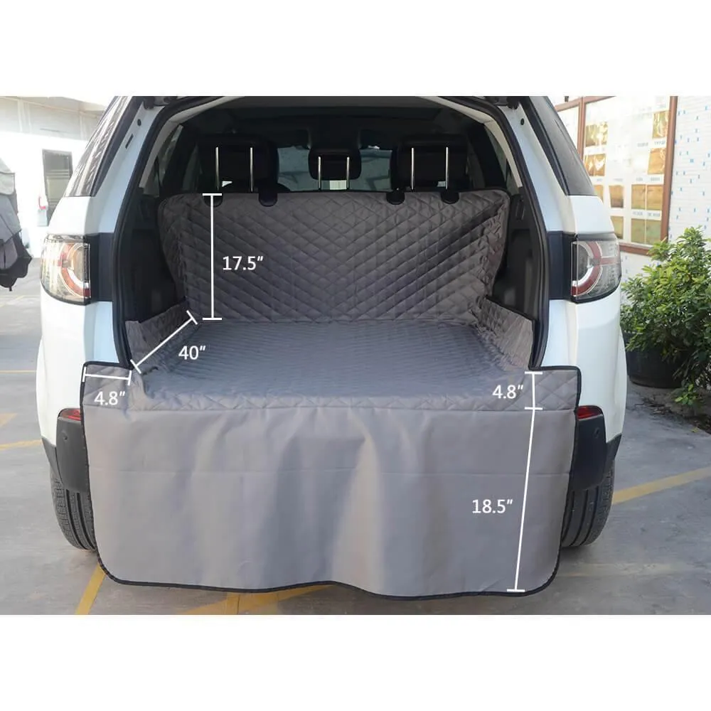 SUV Cargo Liner Pet Dog Car Seat Cover Mat w/ Bumper Flap Protector