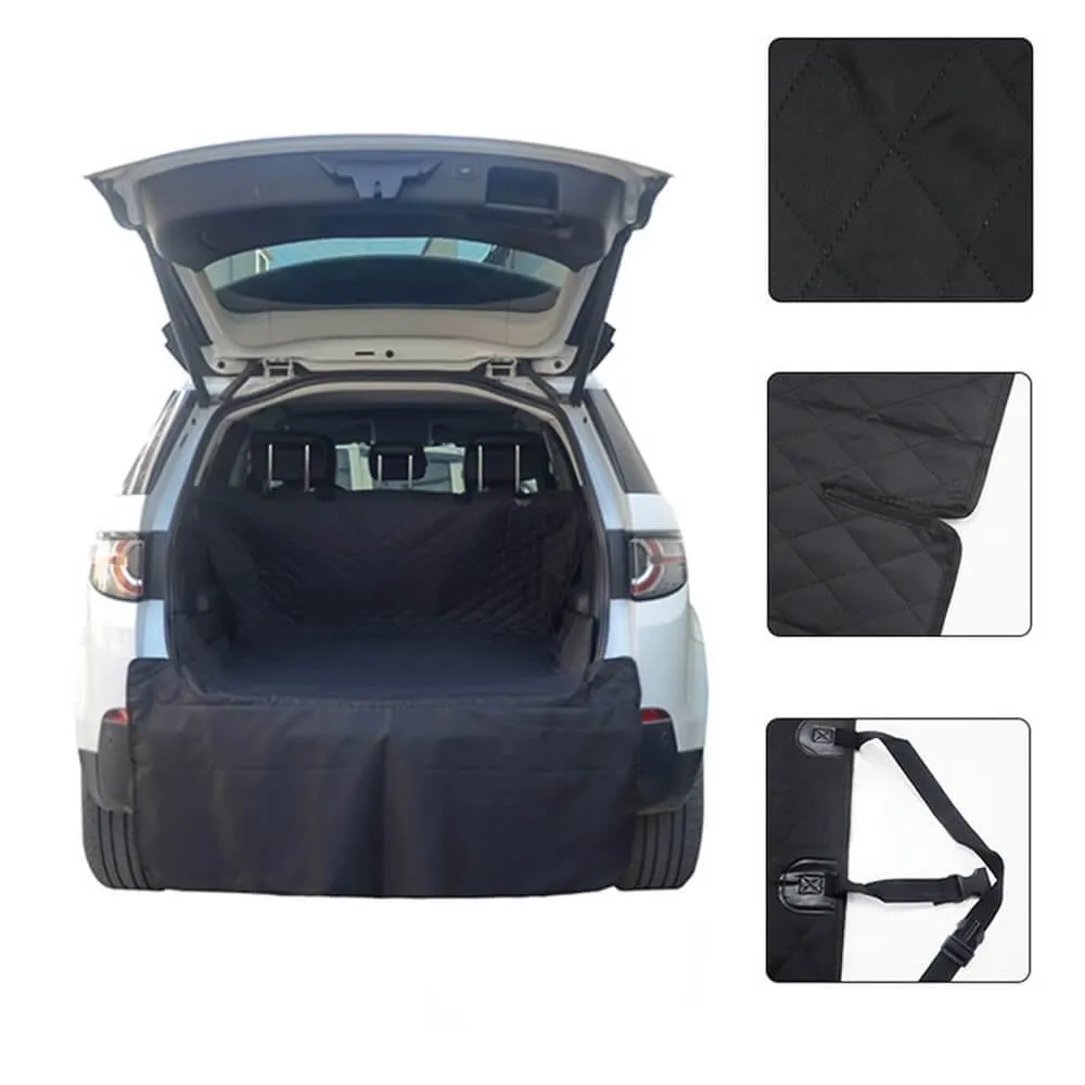 SUV Cargo Liner Pet Dog Car Seat Cover Mat w/ Bumper Flap Protector