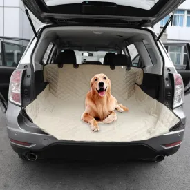 SUV Cargo Liner Pet Dog Car Seat Cover Mat w/ Bumper Flap Protector