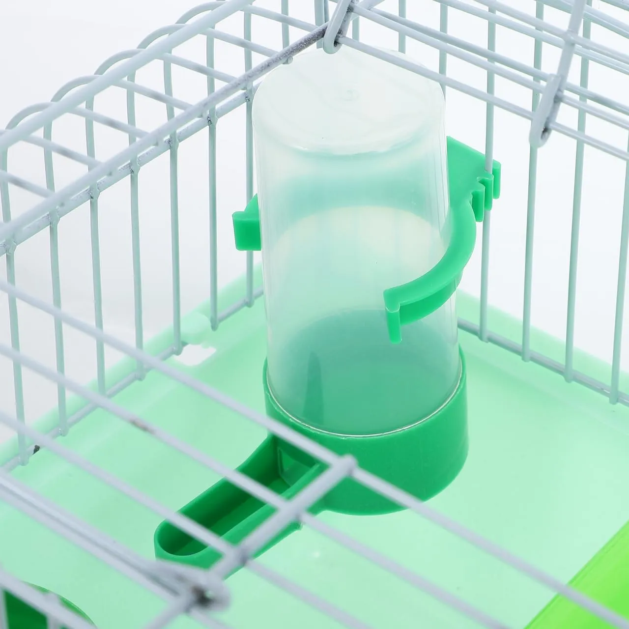 Vanzack Portable Parrot & Bird Carrier - Travel Cage for Parakeets, Cockatiels & Small Birds - Abs Light Green
